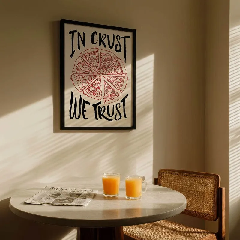 Crust Trust Archival Canvas Wall Art - Black media 5