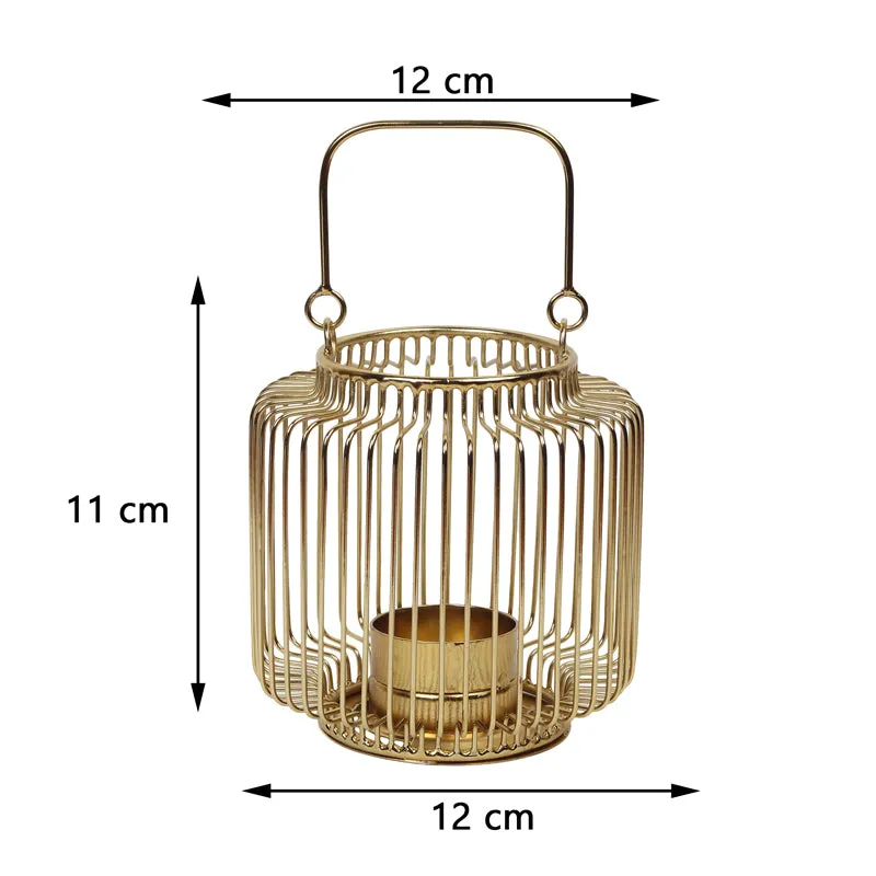 Nebula Tealight Candle Holder - Gold media 6
