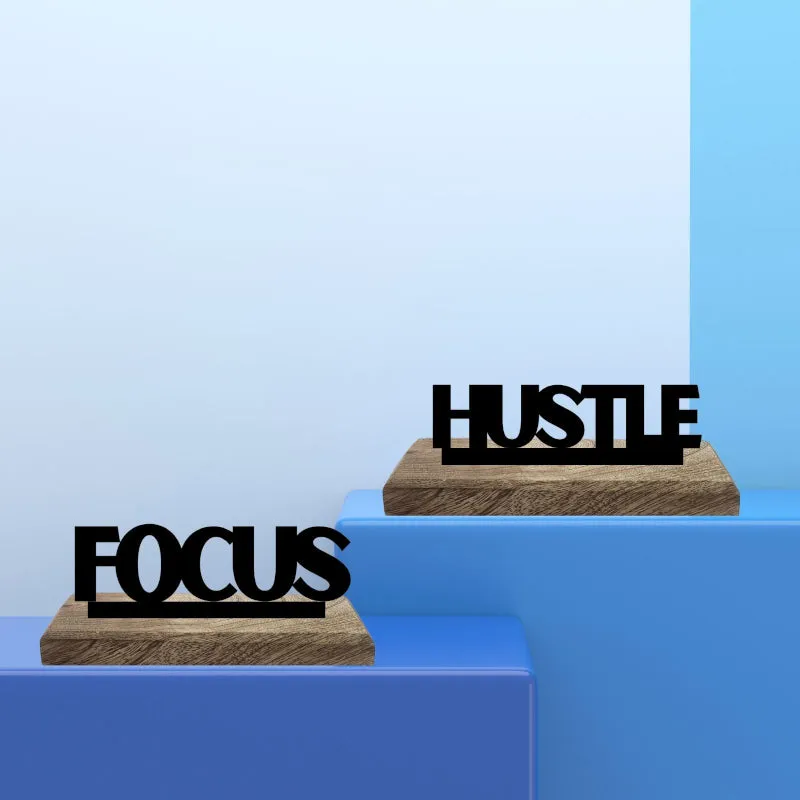Dynamic Determination Typography Showpiece - Set Of Two media 1