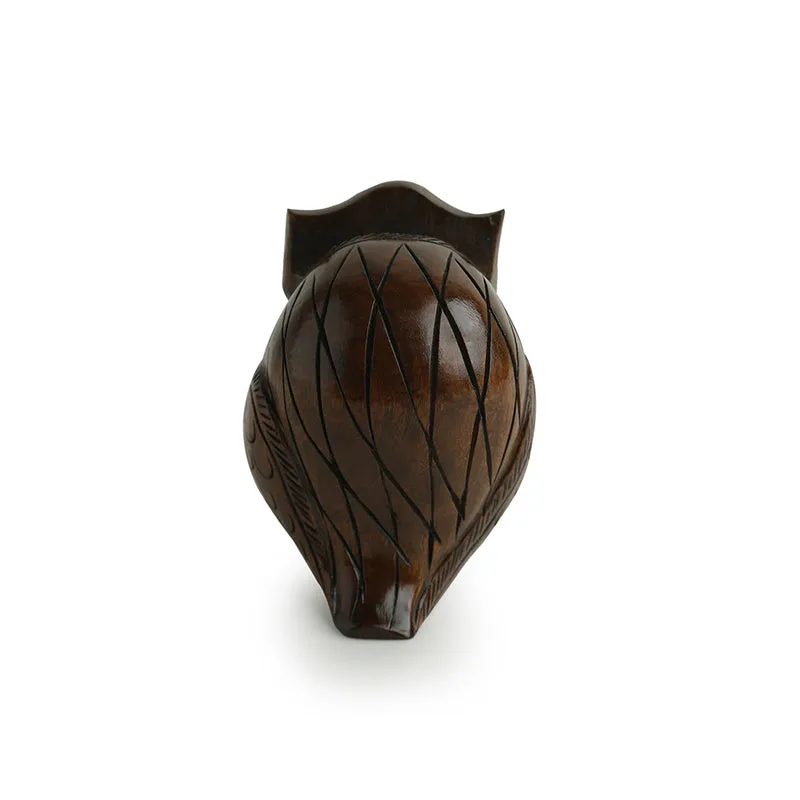 Hoot Craft Eucalyptus Wood Spectacle Holder media 4