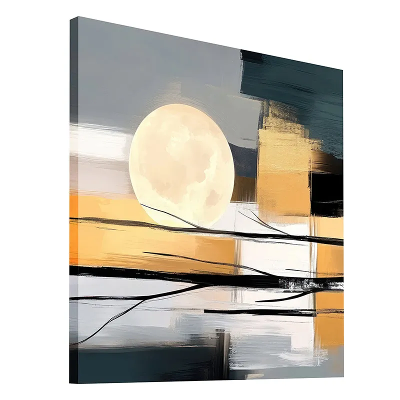 Moon & Twigs Wall Art media 4