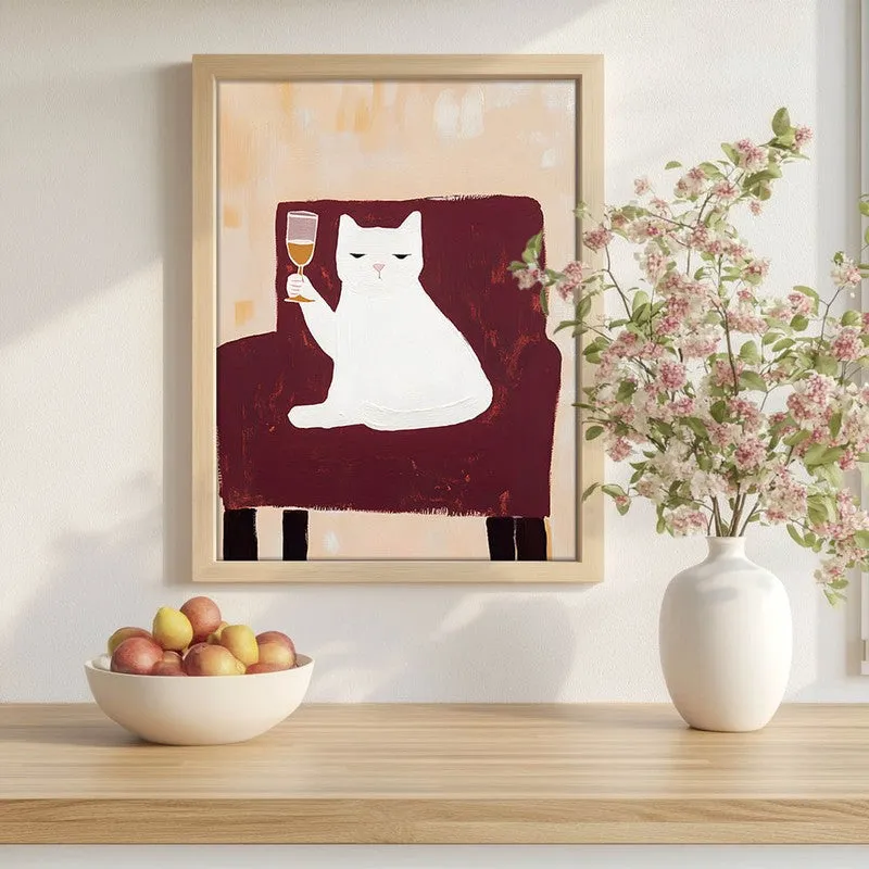 Sip Muse Archival Canvas Wall Art - Brown media 1