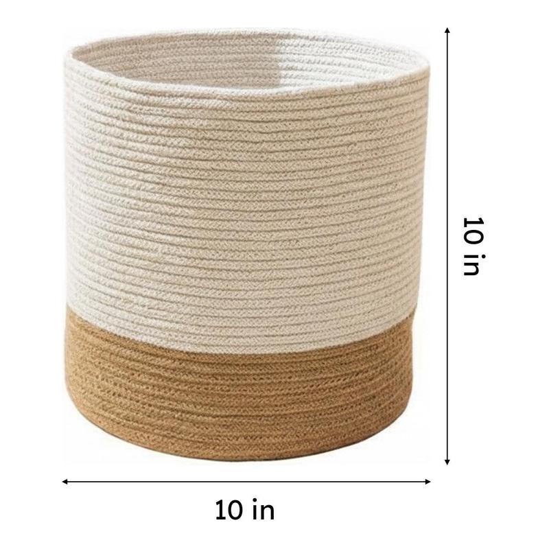Evara Natural Fiber Laundry Basket media 6