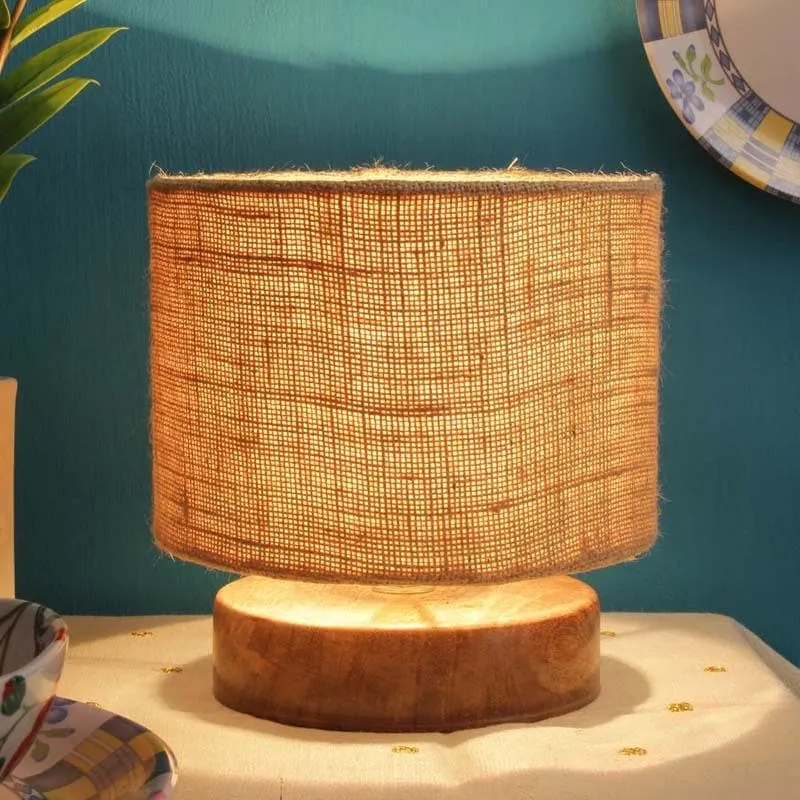 Dum Dum Fabric Table Lamp - Brown media 1