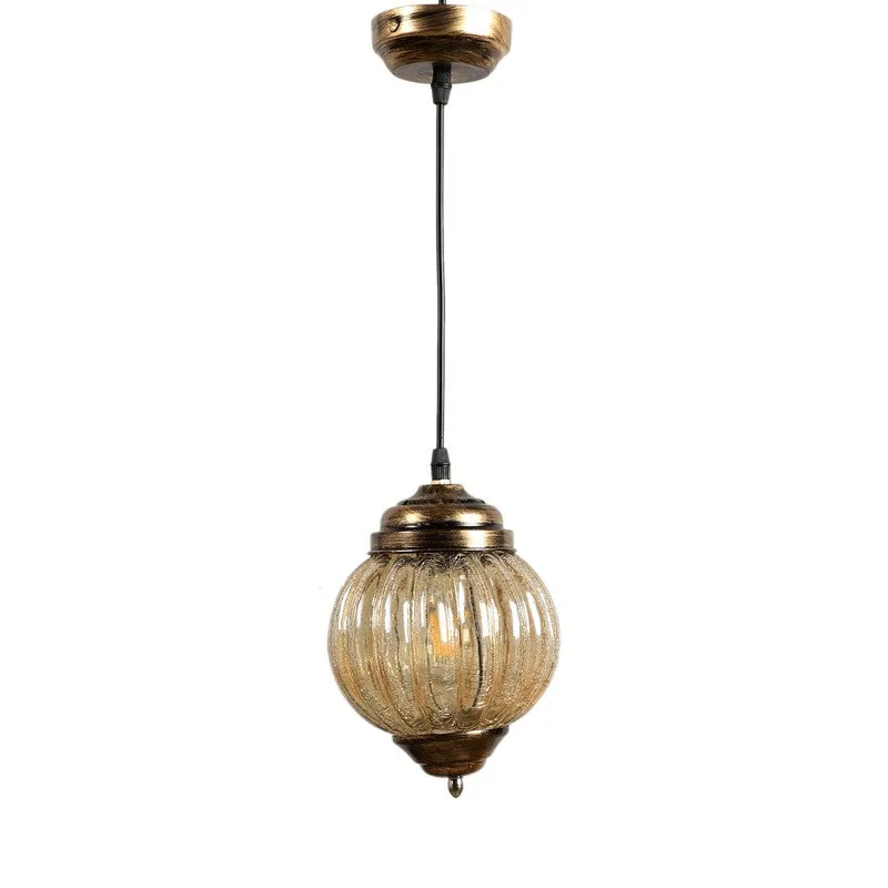 Antique Glow Glass Ceiling Lamp media 3