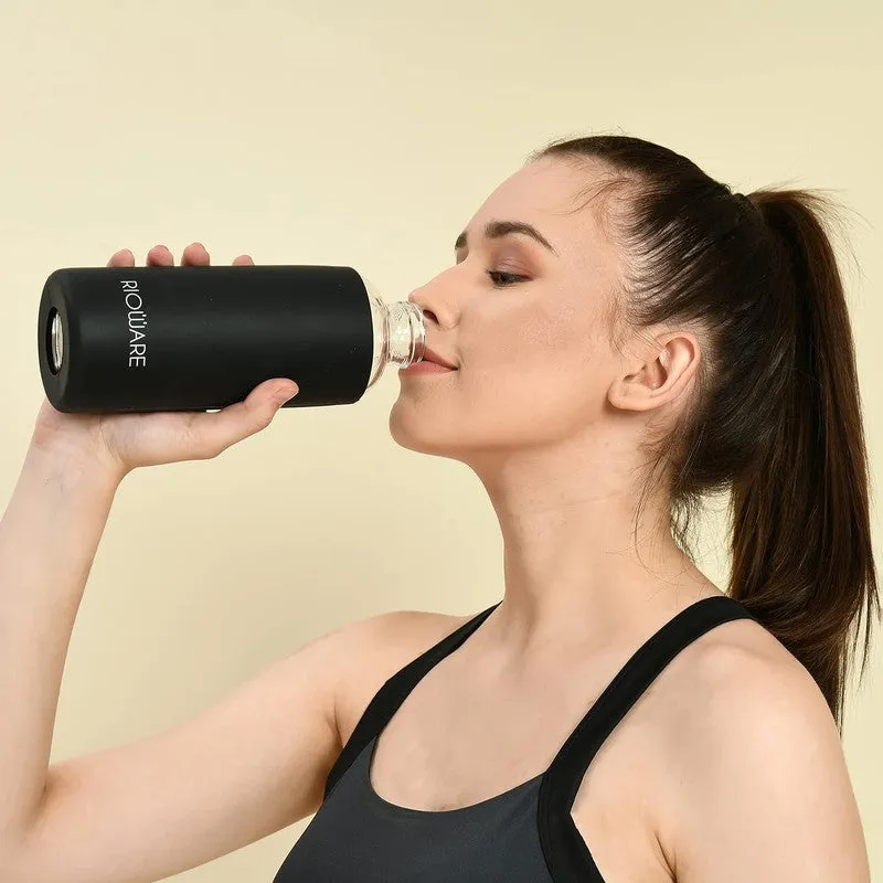 Rioware UrbanSip Minimal Bottle (Black, Pink, 750 mL Each) - Set Of Two media 8