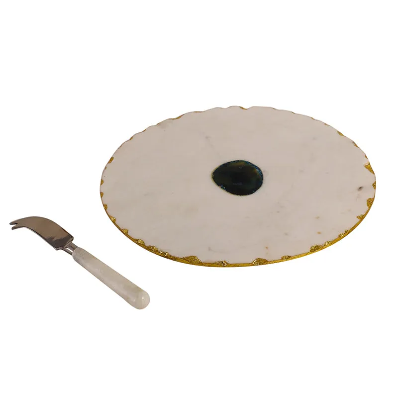 Trevi Neo Marble Platter With Knife - Two Piece Set media 6