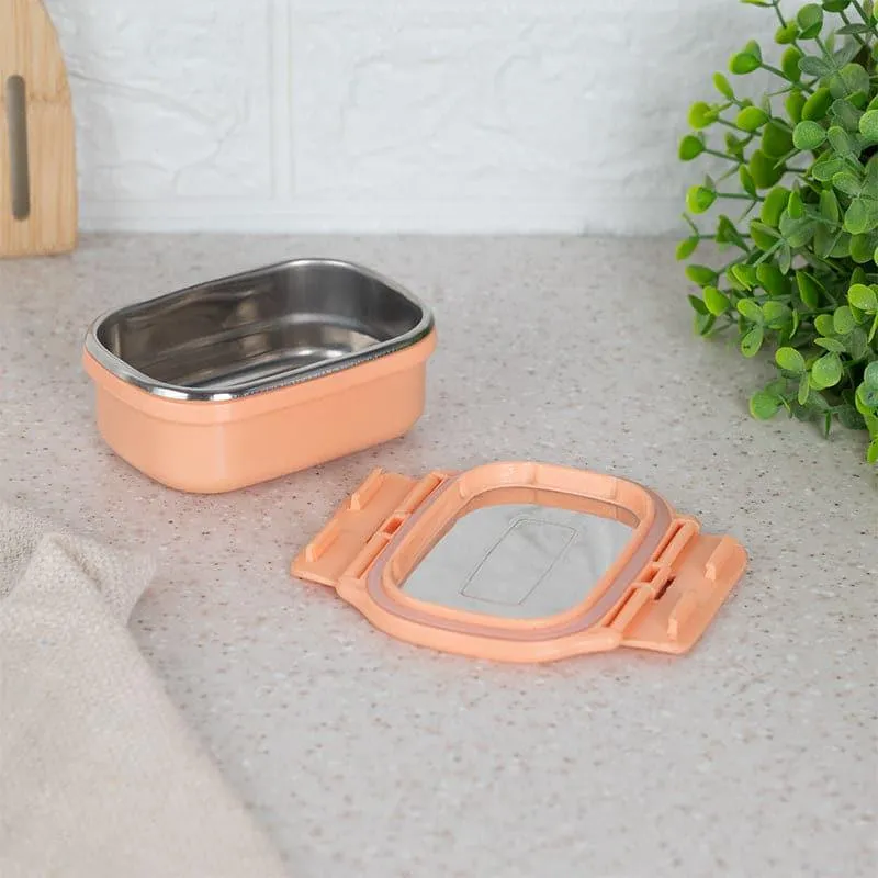 Port Microwave Safe Lunch Box (Peach) - 150 mL media 5