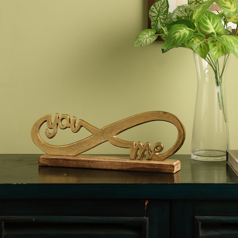 Infinity Heart Showpiece