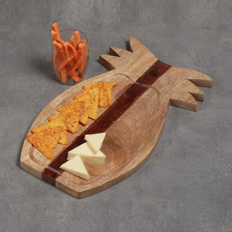 Silvan Ananas Wood Platter media 1