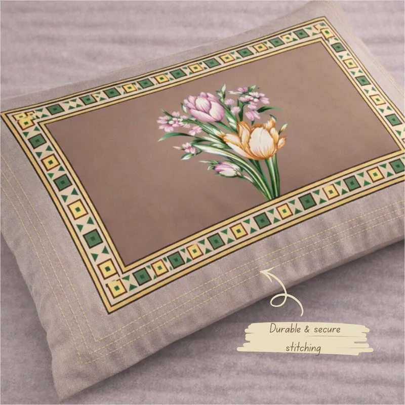Floral Bliss Printed Bedsheet - 180 GSM media 6