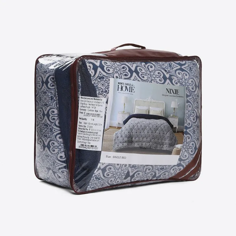 Monte Carlo Navy Elegance Comforter - 1114 GSM media 7