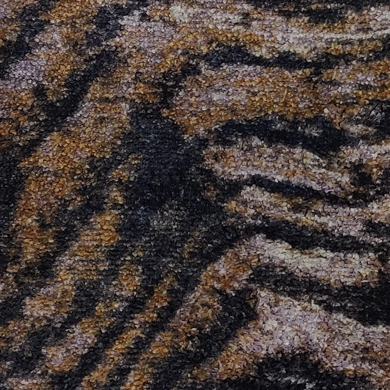 Alvis Abstract Micro Fiber Runner Rug - Grey media 4