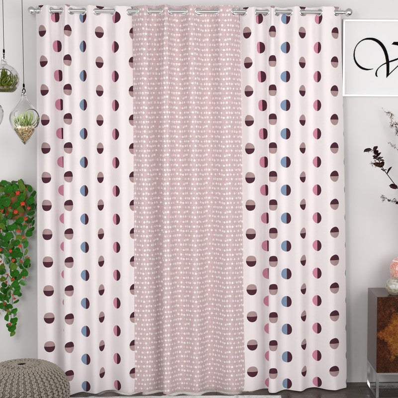 Dot Flow Curtains - Set of Three