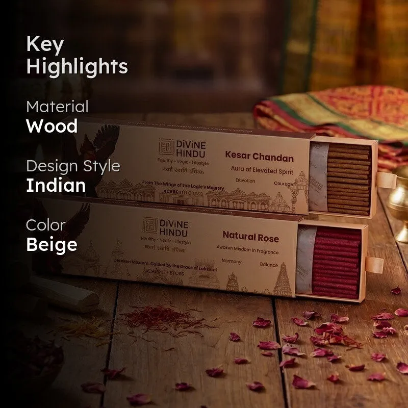 Natural Rose Divine Incense Sticks media 2