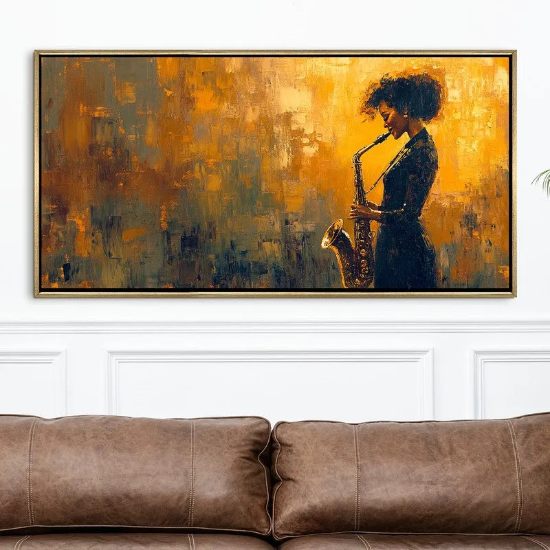Resonance Canvas Wall Painting With Frame media 4