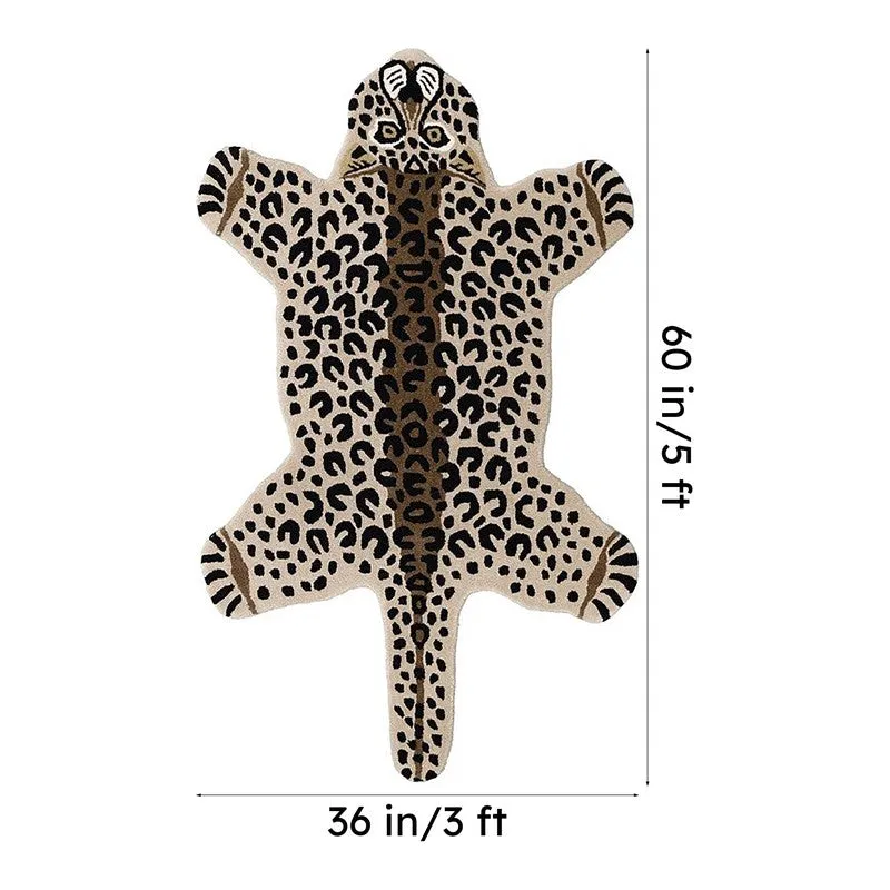 Jungle Spot Cotton Carpet - Beige media 8