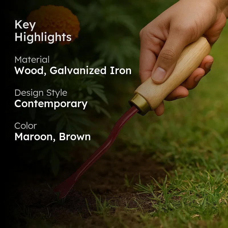 Hand Weeder Iron Tool media 2