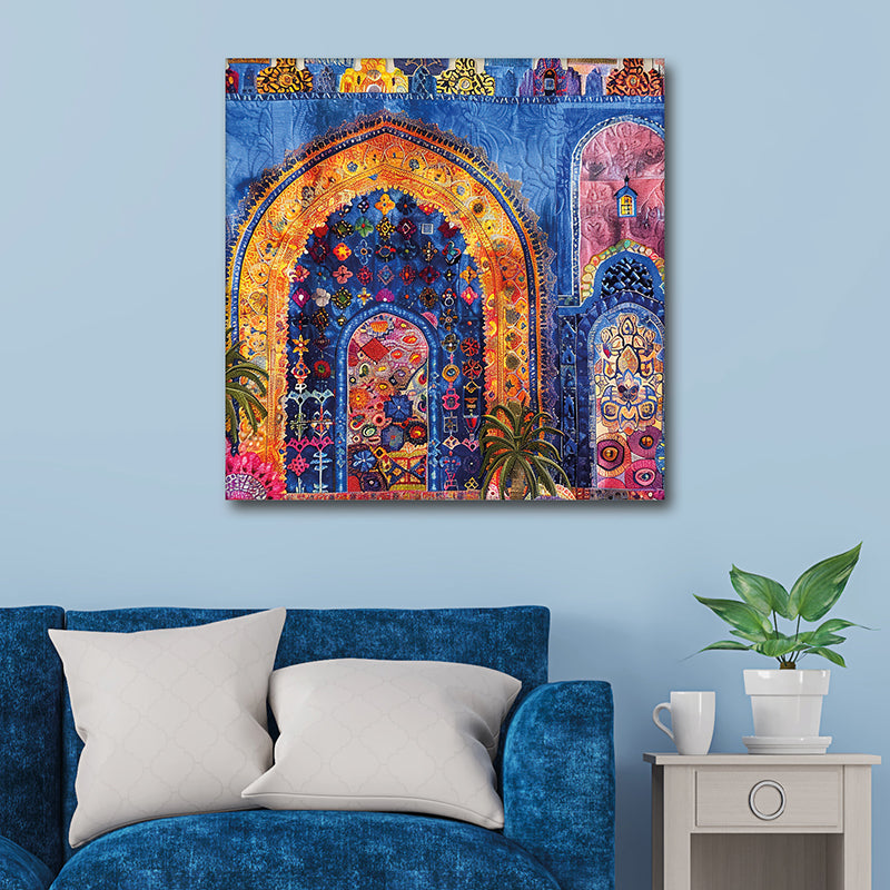 Vibrant Archway Canvas Wall Art