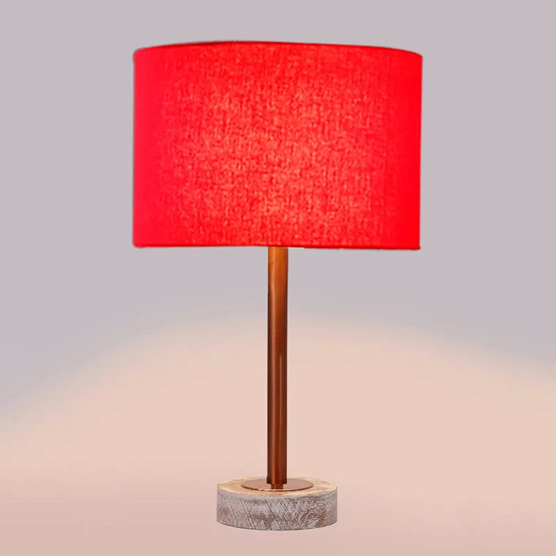 Cotin I Rodin Wooden Table Lamp - Red,Copper,White media 5