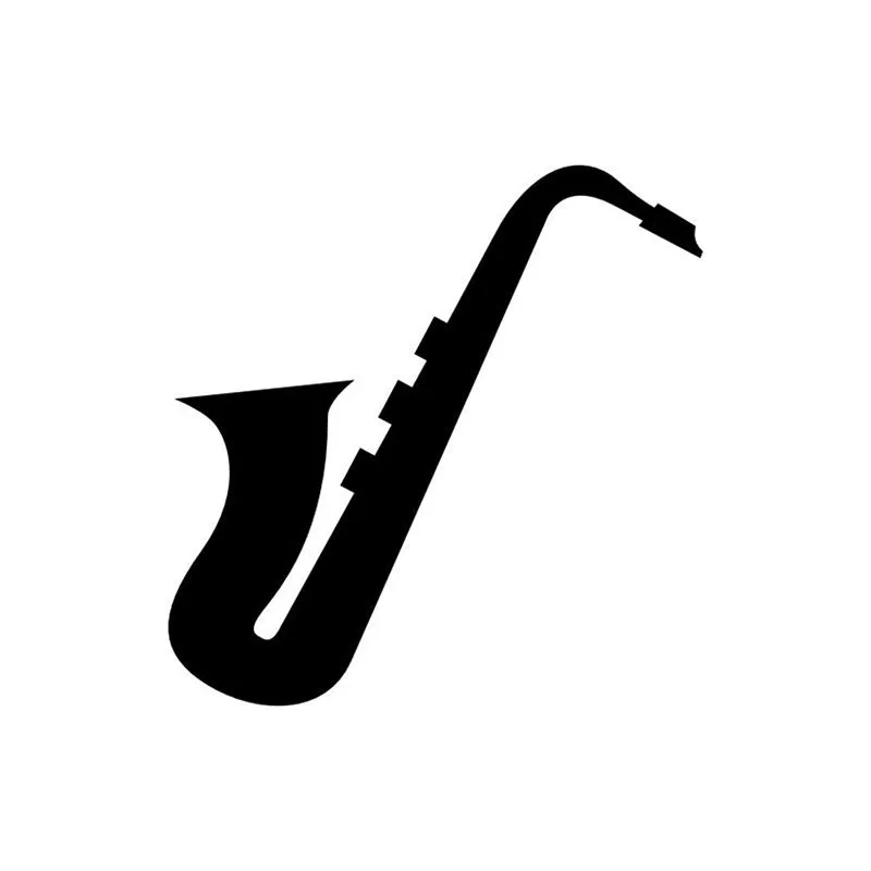 Saxophone Black Iron Wall Accent media 3