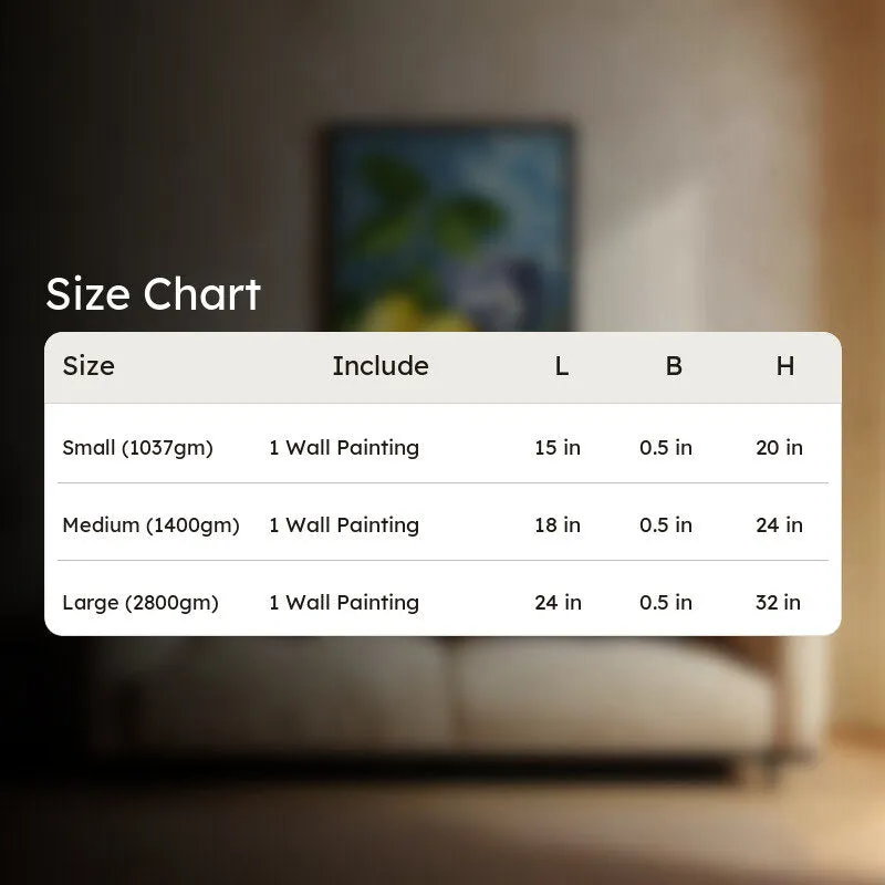 Freshness Canvas Wall Painting - Black Frame media 8