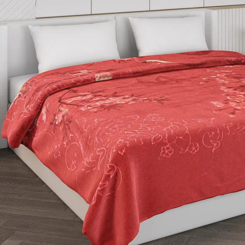 Monte Carlo Crimson Cascade Blanket (Red) - 850 GSM media 5