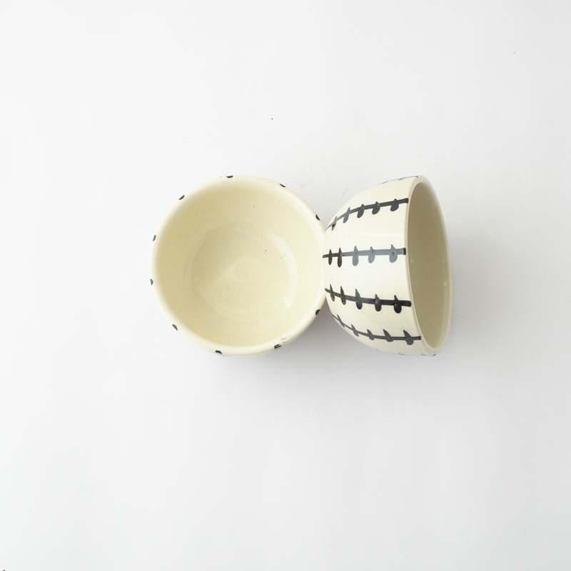 Pine Branch Ceramic Bowl - Set Of Two media 4