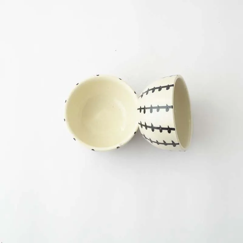 Pine Branch Ceramic Bowl - Set Of Two media 4
