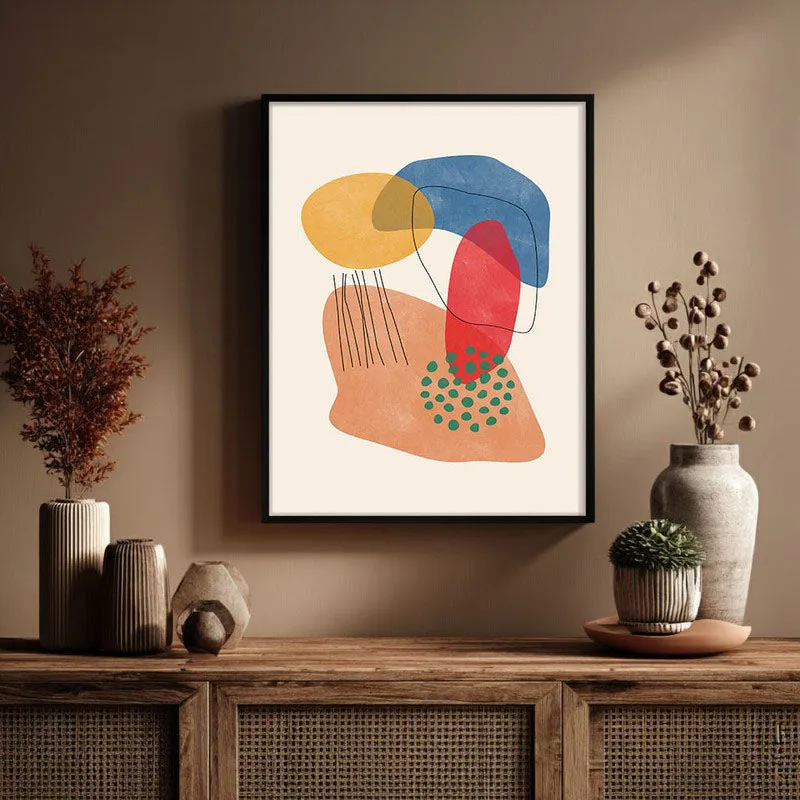 Splash Of Summer Framed Canvas Wall Painting media 3