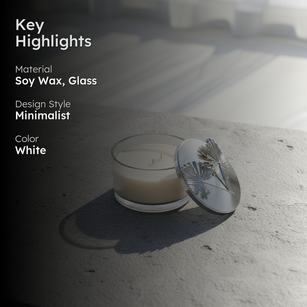 Lume Fluer Blanche Scented Soy Candle media 2