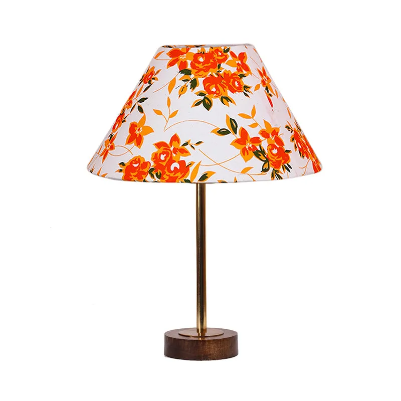 Fleur Conical Rodin Wooden Table Lamp - Multicolor media 4