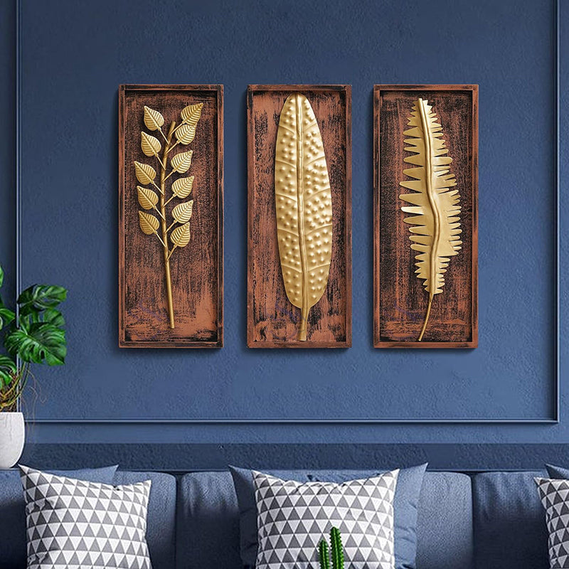 Goldfern Metal Wall Accent - Set Of Three image 3