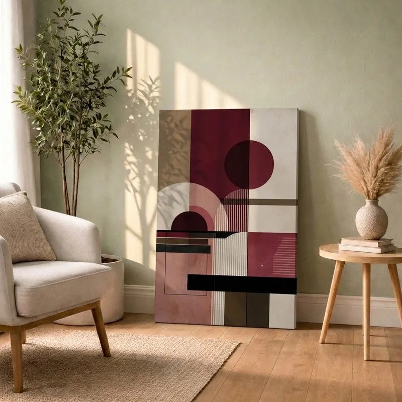 Minimal Shape Composition Canvas Wall Art media 1