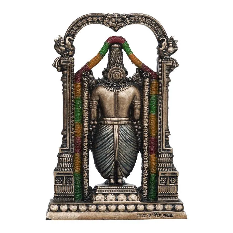 Brown Resin Tirupati Venkateshwara Idol media 6