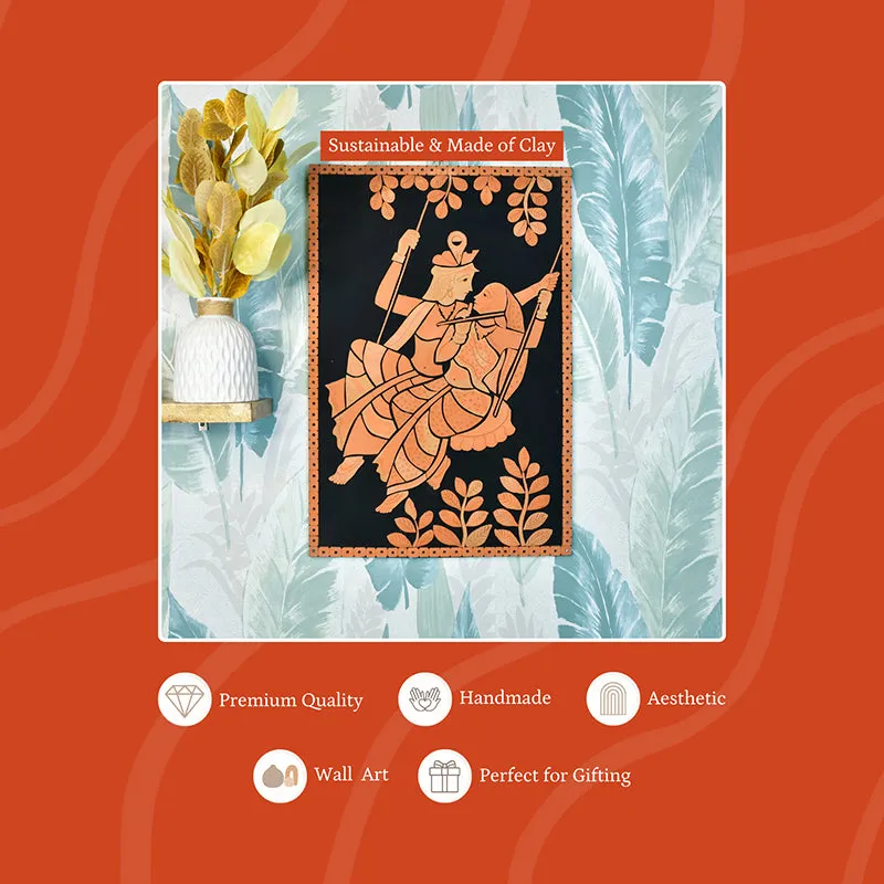 Jhulan Embrace Terracotta Wall Art media 7
