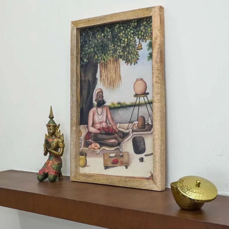 Sannyasi Canvas Painting media 3