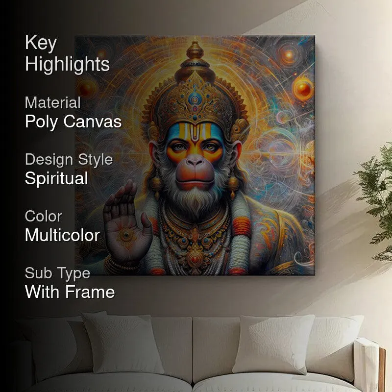 Giant Hanuman Wall Painting media 2