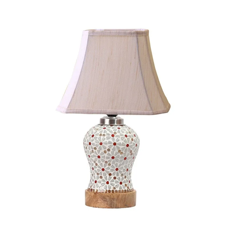 Harmyra Square Wooden Table Lamp - Multicolor media 5