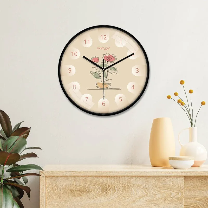 Grace Round Analog Wall Clock - Multicolor media 1