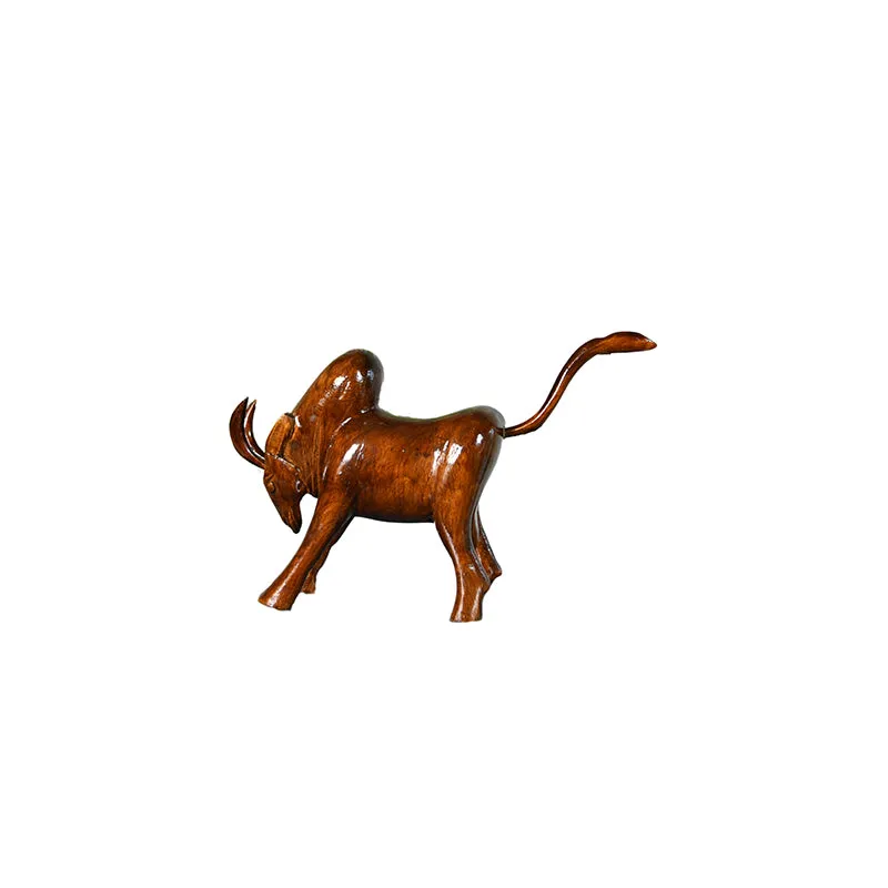 Timber Bull Wood Showpiece media 3