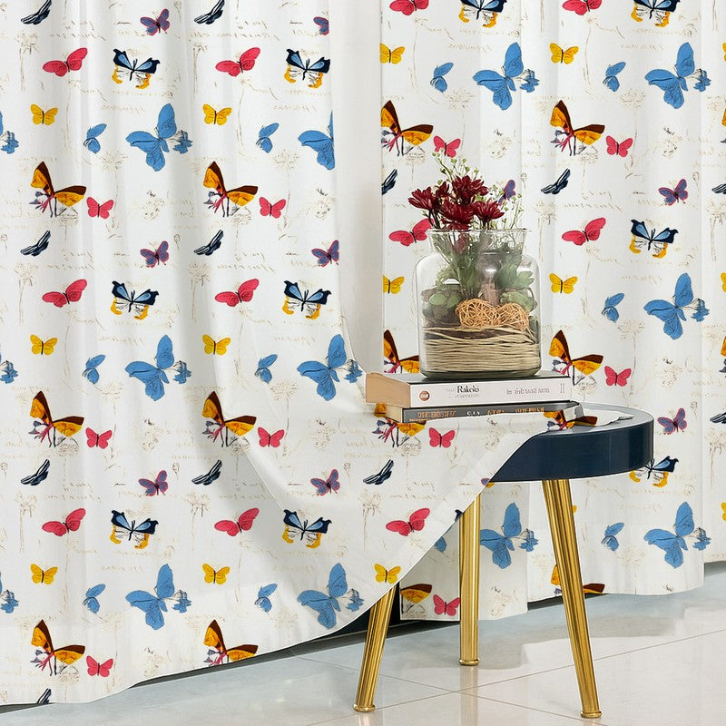 FlutterJoy Cotton Curtains - Set Of Two media 5