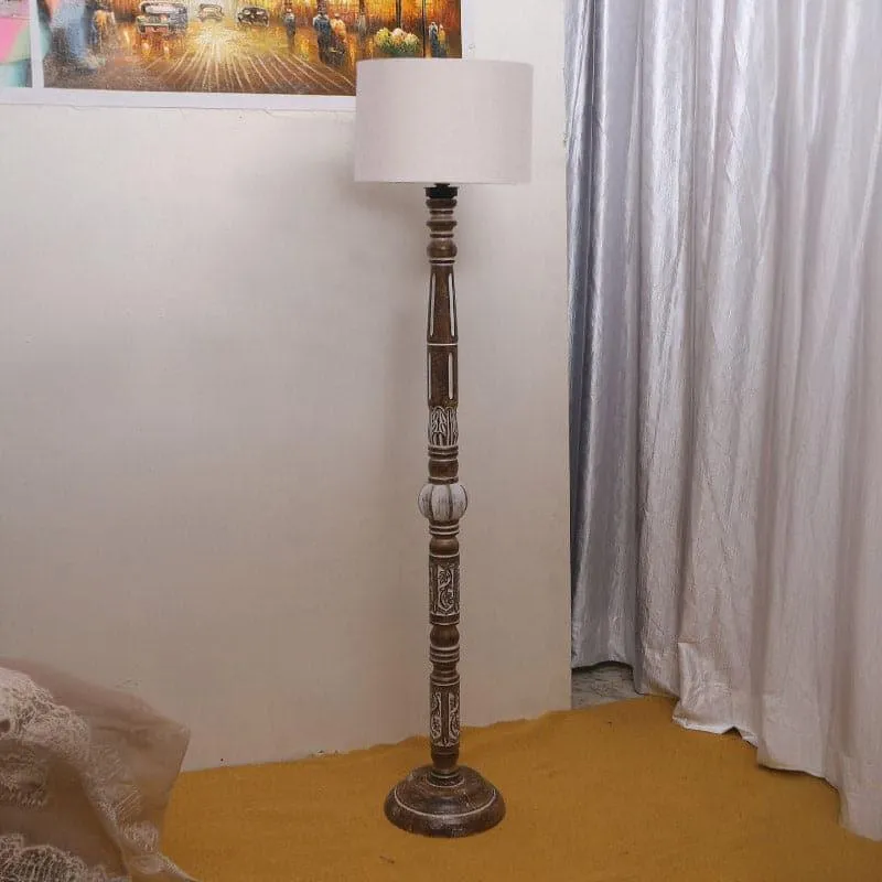 Colton Dona Floor Lamp - Grey media 3