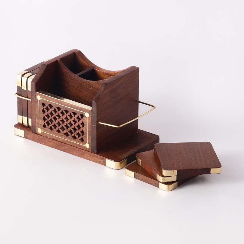 Jalidar Cutlery Holder With Coaster - Set Of Six media 6