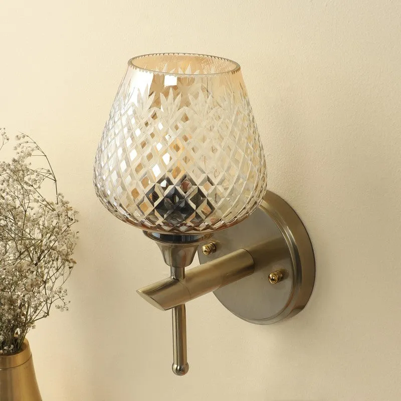 Claret Elegant Glass Wall Lamp media 4