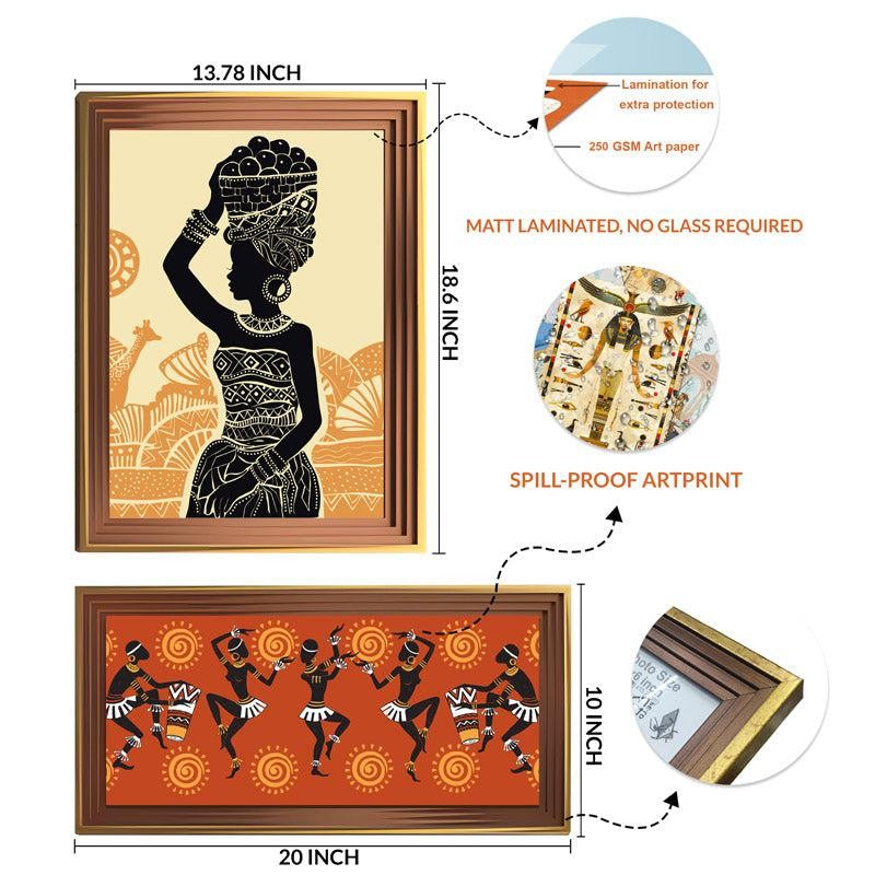 Tribal Trysta Wall Art - Set of Four media 6