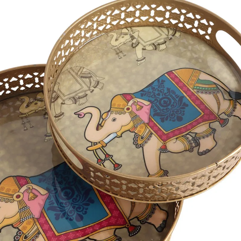 Heritage Round Serving Tray - Set of Two media 6