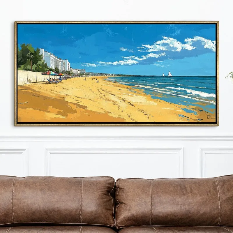 Halcyon Canvas Wall Painting With Frame media 4