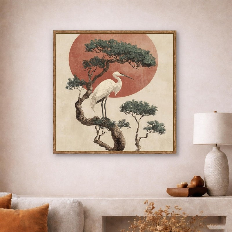 Soulful Tree Canvas Wall Art With Frame media 3