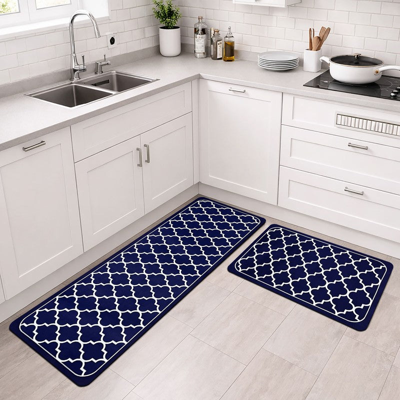 CleanLine Comfort Rubber Kitchen Floor Mats - Set of Two